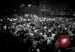 Image of Herbert Hoover addresses cheering crowd at Republican Convention Cleveland Ohio USA, 1936, second 32 stock footage video 65675035785