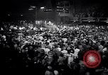Image of Herbert Hoover addresses cheering crowd at Republican Convention Cleveland Ohio USA, 1936, second 34 stock footage video 65675035785