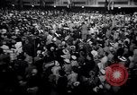 Image of Herbert Hoover addresses cheering crowd at Republican Convention Cleveland Ohio USA, 1936, second 42 stock footage video 65675035785