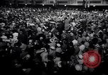 Image of Herbert Hoover addresses cheering crowd at Republican Convention Cleveland Ohio USA, 1936, second 44 stock footage video 65675035785