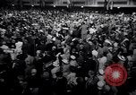 Image of Herbert Hoover addresses cheering crowd at Republican Convention Cleveland Ohio USA, 1936, second 46 stock footage video 65675035785