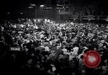 Image of Herbert Hoover addresses cheering crowd at Republican Convention Cleveland Ohio USA, 1936, second 52 stock footage video 65675035785