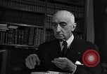 Image of old men in a library United States USA, 1951, second 8 stock footage video 65675035797