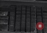 Image of old men in a library United States USA, 1951, second 11 stock footage video 65675035797