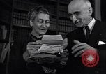 Image of old men in a library United States USA, 1951, second 22 stock footage video 65675035797