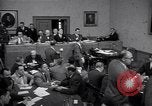Image of court hearing a case on gangster Frank Costello United States USA, 1951, second 1 stock footage video 65675035801