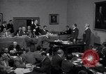 Image of court hearing a case on gangster Frank Costello United States USA, 1951, second 9 stock footage video 65675035801