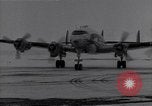 Image of Famous woman descends from a plane United States USA, 1951, second 22 stock footage video 65675035805