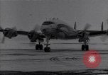 Image of Famous woman descends from a plane United States USA, 1951, second 23 stock footage video 65675035805