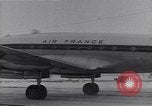 Image of Famous woman descends from a plane United States USA, 1951, second 26 stock footage video 65675035805