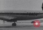 Image of Famous woman descends from a plane United States USA, 1951, second 29 stock footage video 65675035805