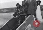 Image of Famous woman descends from a plane United States USA, 1951, second 38 stock footage video 65675035805