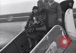 Image of Famous woman descends from a plane United States USA, 1951, second 39 stock footage video 65675035805