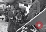 Image of Famous woman descends from a plane United States USA, 1951, second 45 stock footage video 65675035805