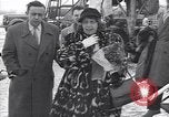 Image of Famous woman descends from a plane United States USA, 1951, second 49 stock footage video 65675035805