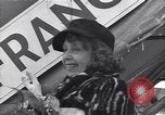 Image of Famous woman descends from a plane United States USA, 1951, second 51 stock footage video 65675035805