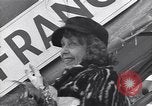 Image of Famous woman descends from a plane United States USA, 1951, second 52 stock footage video 65675035805