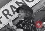 Image of Famous woman descends from a plane United States USA, 1951, second 53 stock footage video 65675035805