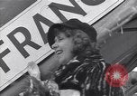 Image of Famous woman descends from a plane United States USA, 1951, second 54 stock footage video 65675035805