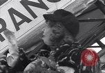 Image of Famous woman descends from a plane United States USA, 1951, second 56 stock footage video 65675035805