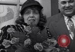 Image of Famous woman descends from a plane United States USA, 1951, second 60 stock footage video 65675035805