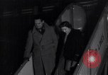 Image of Douglas Bader arrives at airport Canada, 1951, second 1 stock footage video 65675035806