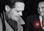 Image of Douglas Bader arrives at airport Canada, 1951, second 24 stock footage video 65675035806
