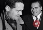 Image of Douglas Bader arrives at airport Canada, 1951, second 25 stock footage video 65675035806