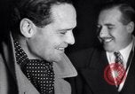 Image of Douglas Bader arrives at airport Canada, 1951, second 27 stock footage video 65675035806