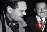 Image of Douglas Bader arrives at airport Canada, 1951, second 28 stock footage video 65675035806