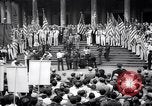Image maire de New York adresses frappant les travailleurs de l'industrie électrique New York United States USA, 1937, de la seconde 54 séquences d'archives historiques vidéo 65675035817
