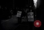 Image of Kneepants manufacturers on a strike New York United States USA, 1937, second 1 stock footage video 65675035818