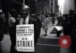 Image of Kneepants manufacturers on a strike New York United States USA, 1937, second 4 stock footage video 65675035818