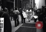 Image of Kneepants manufacturers on a strike New York United States USA, 1937, second 6 stock footage video 65675035818