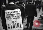 Image of Kneepants manufacturers on a strike New York United States USA, 1937, second 10 stock footage video 65675035818
