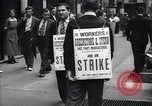 Image of Kneepants manufacturers on a strike New York United States USA, 1937, second 13 stock footage video 65675035818