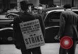 Image of Kneepants manufacturers on a strike New York United States USA, 1937, second 19 stock footage video 65675035818