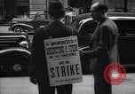 Image of Kneepants manufacturers on a strike New York United States USA, 1937, second 21 stock footage video 65675035818