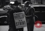 Image of Kneepants manufacturers on a strike New York United States USA, 1937, second 24 stock footage video 65675035818
