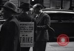 Image of Kneepants manufacturers on a strike New York United States USA, 1937, second 28 stock footage video 65675035818