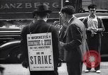 Image of Kneepants manufacturers on a strike New York United States USA, 1937, second 30 stock footage video 65675035818