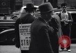 Image of Kneepants manufacturers on a strike New York United States USA, 1937, second 31 stock footage video 65675035818