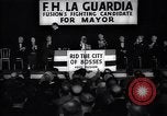 Immagine di Benvenuto di F H LaGuardia presso la sua campagna elettorale New York United States USA, 1934, secondo 14 filmato di repertorio 65675035822