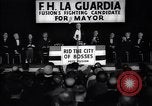 Immagine di Benvenuto di F H LaGuardia presso la sua campagna elettorale New York United States USA, 1934, secondo 20 filmato di repertorio 65675035822