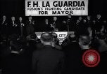 Immagine di Benvenuto di F H LaGuardia presso la sua campagna elettorale New York United States USA, 1934, secondo 34 filmato di repertorio 65675035822