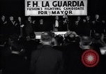 Immagine di Benvenuto di F H LaGuardia presso la sua campagna elettorale New York United States USA, 1934, secondo 41 filmato di repertorio 65675035822