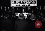 Immagine di Benvenuto di F H LaGuardia presso la sua campagna elettorale New York United States USA, 1934, secondo 46 filmato di repertorio 65675035822