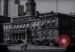 Standbild Die Tammany Hall Rathaus und Stadthalle New York City USA, 1937, aus Sekunde 34 historischem Filmmaterial Videoclip 65675035827