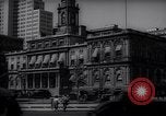 Standbild Die Tammany Hall Rathaus und Stadthalle New York City USA, 1937, aus Sekunde 35 historischem Filmmaterial Videoclip 65675035827