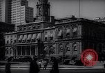 Standbild Die Tammany Hall Rathaus und Stadthalle New York City USA, 1937, aus Sekunde 36 historischem Filmmaterial Videoclip 65675035827
